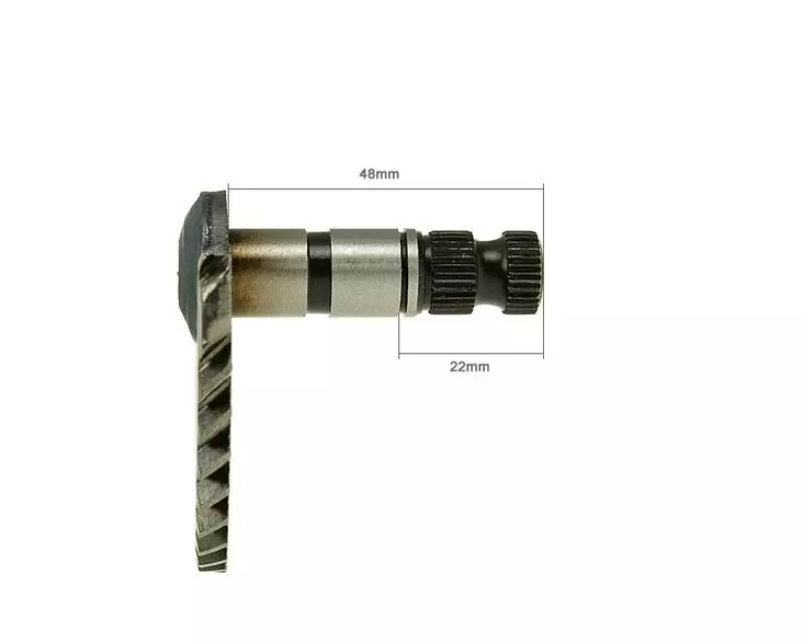 Käynnistyspolkimen aksila 48mm/22mm Kiina-skootterit 4-T 50cc / Peugeot 4-T / - Mopon käynnistimen osat - D134330 - 1