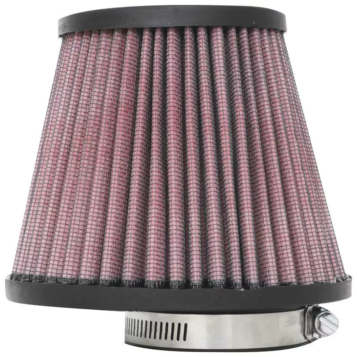 K&N Universal Clamp-On Air Filter 2-3/8" Flg X 5-3/16" B X 3-1/2" T X 4-11/32" H - Moottoripyörän ilmansuodattimet - D540760 - 1