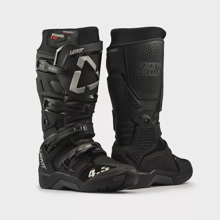Leatt Ajosaapas Moto 5.5 FlexLock Enduro Evo Grafeeni Musta - Offroad ajosaappaat - D554960 - 1