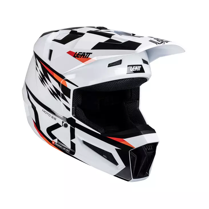 Leatt Helmet Kit Moto 3.5 Jr V25 White - Offroad-kypärät - D503880 - 1