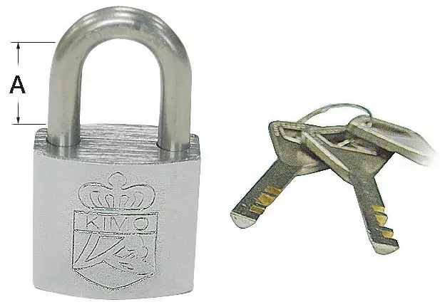 Lukko 40x26mm RST - Veneen Mukavuus & säilytys kannella - D168600 - 1