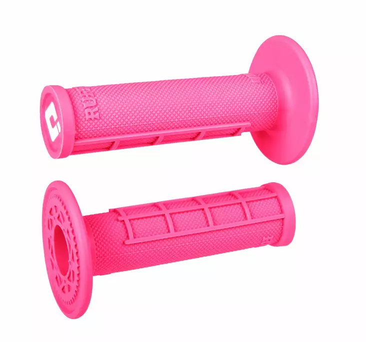 ODI Glue-On Grip Half-Waffle MX Single-Ply (Ruffian) Pink - Moottoripyörän kahvakumit - D509950 - 1