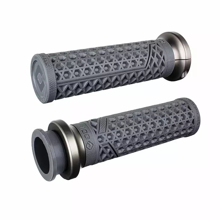 ODI Street Grips V-TWIN Lock-On VANS Signature-Indian TBW Graphite/Gun Metal - Moottoripyörän kahvakumit - D510220 - 1