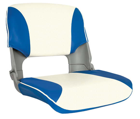 OS SKIPPER SEAT FOLDING UPHOLSTERED BLUE/WHITE - Veneen Istuimet & tuolit - D241100 - 1