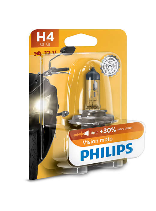 Philipis Polttimo H4 CityVision Moto 12V/60/55W/P43t-38 - Polttimot - D119460 - 1