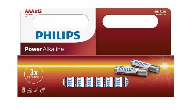 Philips Paristo LR03 / AAA Power Alkaline B12 (12pcs) - Paristot - D446390 - 1