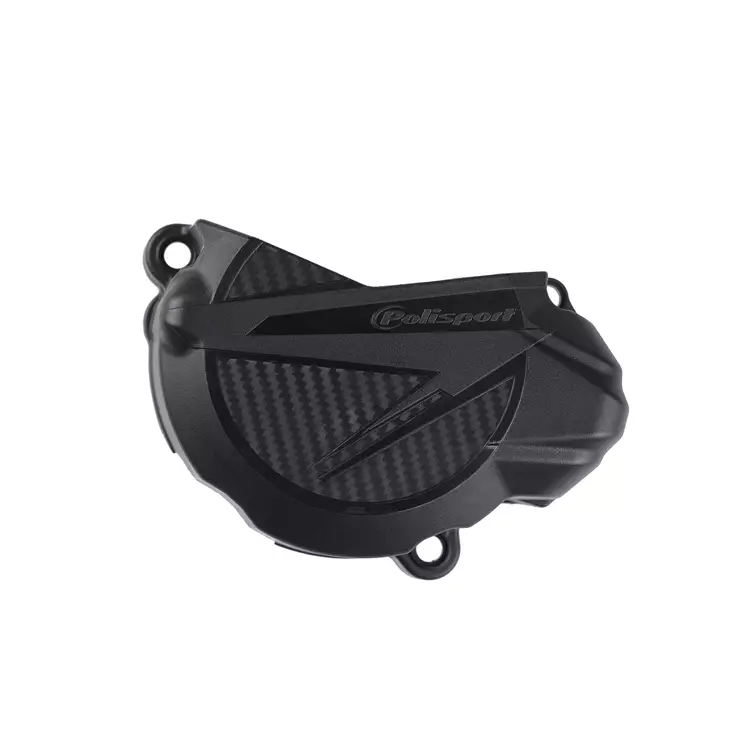 Polisport Ignition cover EXC-F / XCF-W 250 (12-13) Black (10) - Moottoripyörän moottorin suojakopat - D400500 - 1