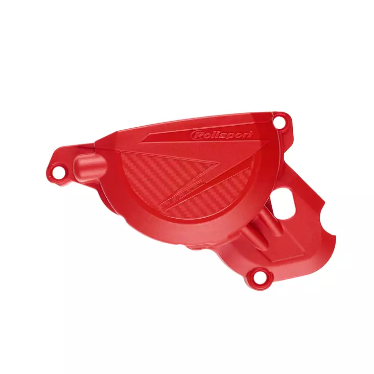 Polisport Ignition cover RR 350 / 390 / 430 / 480 4T (20-..) X-PRO 25-. red (10) - Moottoripyörän moottorin suojakopat - D400510 - 1