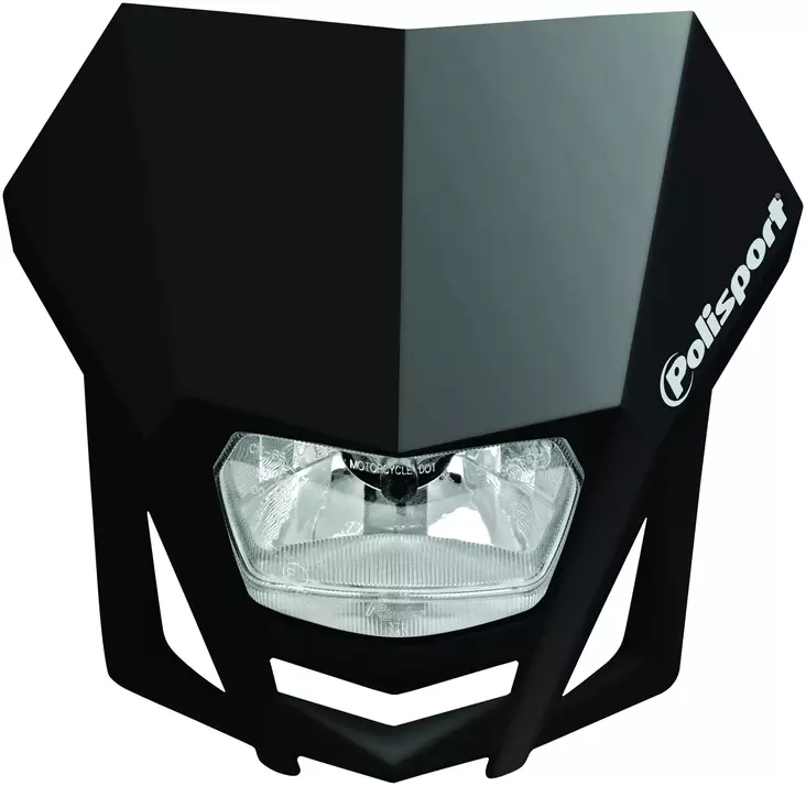 Polisport LMX etulyhty Musta (6) - Moottoripyörän valomaskit - D105210 - 1