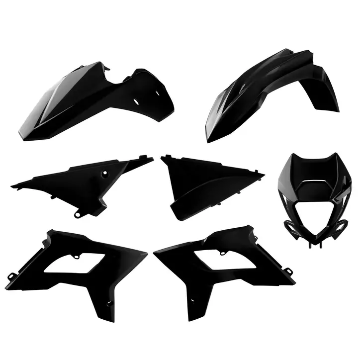 Polisport Plastic Kit Restyling BETA RR 2T/4T (13-17) BLACK (1) - Moottoripyörän muovisarjat - D417300 - 1