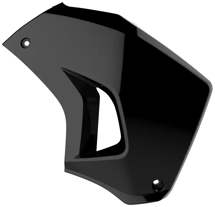 Polisport radiator scoops KLR650 (08-18) right Black (4) - Moottoripyörän jäähdyttimen suojat - D345580 - 1