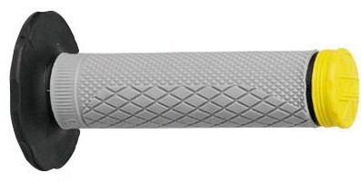 Protaper Tupet Tri-Density Diamond Harmaa/Keltainen - Moottoripyörän kahvakumit - D120090 - 1