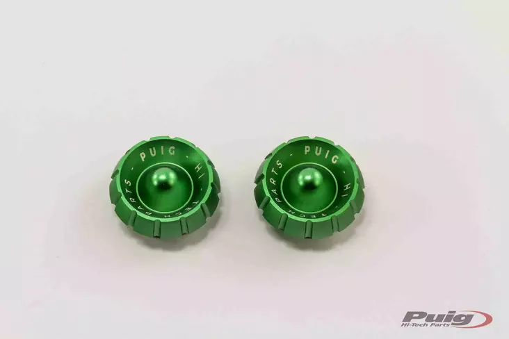 Puig Can End Bar Mod. Thruster Universal C/Green - Moottoripyörän ohjaustangot päät - D302520 - 1