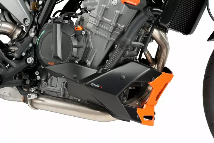Puig Engine Spoiler Ktm 790 Duke 18' C/Matt Black - Moottoripyörän katteet & tuulenohjaimet - D337100 - 1