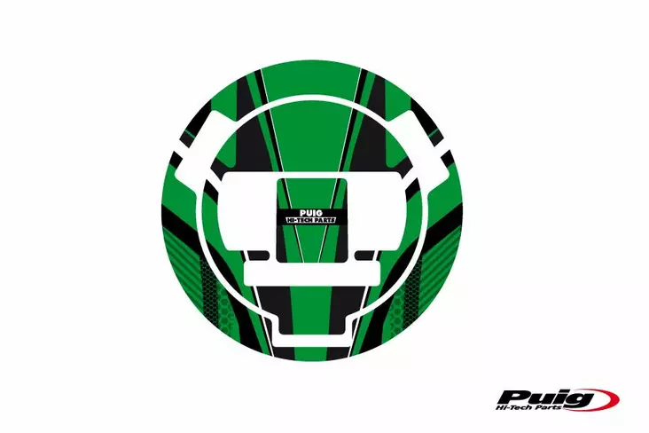 Puig Fuel Cap Cover Radical Bmw 07-13 C/Green - Moottoripyörän tarrasarjat - D299470 - 1
