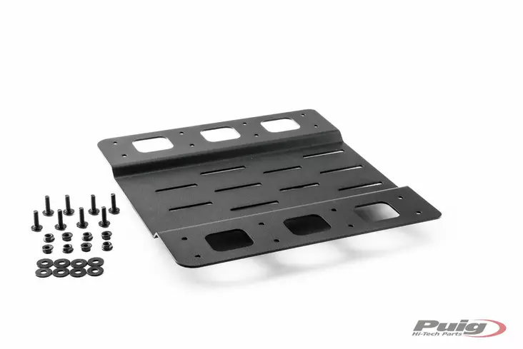Puig Metallic Plate For Top Case 2325/3108 C/Black - Moottoripyörän laukkujen kiinnityssarjat - D337550 - 1