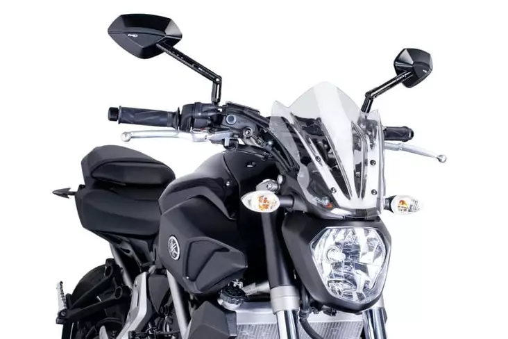 Puig New Gen Sport Screen Yamaha Mt07 14'-17' C/Clear - Moottoripyörän tuulisuojat - D300500 - 1