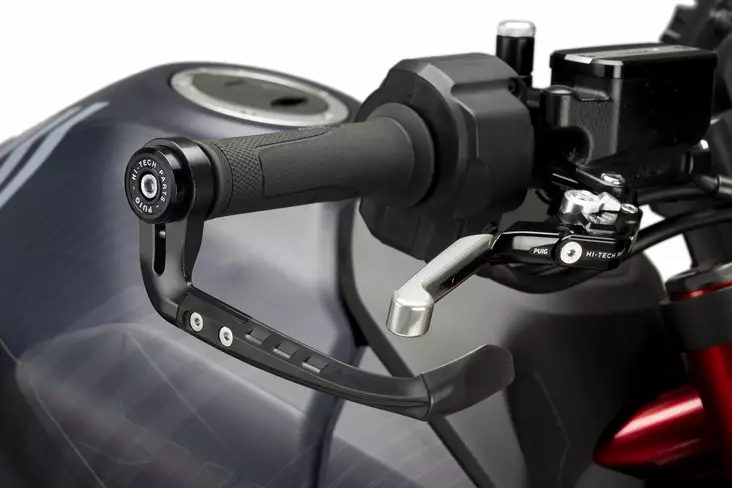Puig Protector Brake Lever Raw C/Black - Moottoripyörän käsisuojat - D510920 - 1