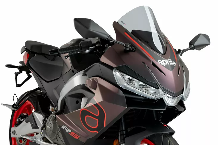 Puig R-Racer Screen Aprilia Rs457 24' C/Smoke - Moottoripyörän tuulisuojat - D523780 - 1