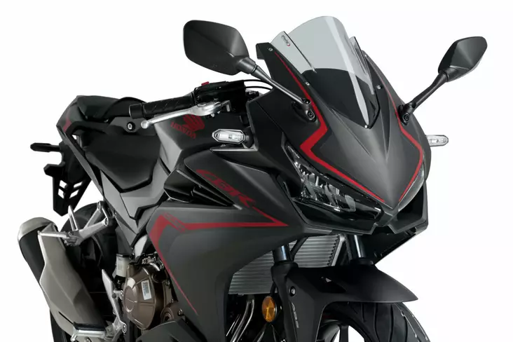 Puig Racing Screen Honda Cbr500R 19'- C/Smoke - Moottoripyörän tuulisuojat - D337670 - 1