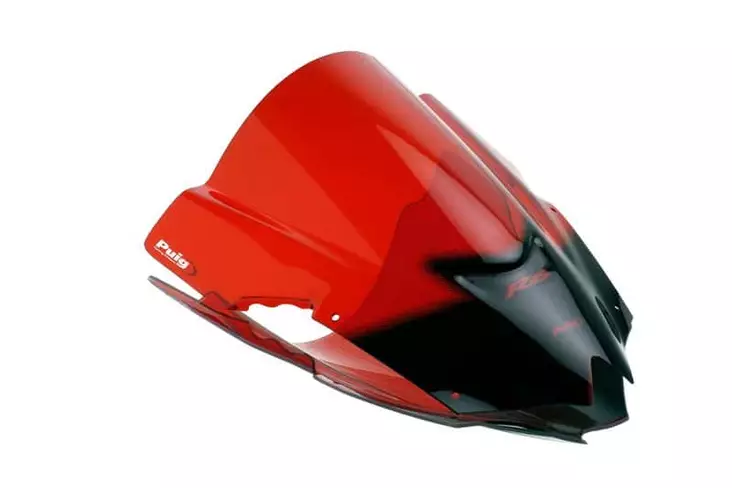 Puig Racing Screen Yamaha R6 08-16 C/Red - Moottoripyörän tuulisuojat - D298160 - 1