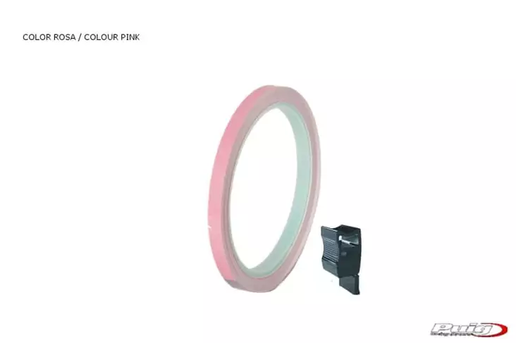 Puig Rim Strip 6 Meters+Aplicator C/Pink - Moottoripyörän vanneteipit - D298070 - 1