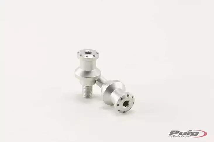 Puig Spools By Pair Hi-Tech Dim.10 Ktm C/Silver - Moottoripyörän kaatumatapit - D337890 - 1
