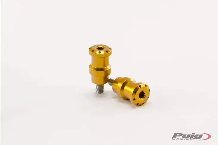 Puig Spools By Pair Hi-Tech Parts Diam.8Mm C/Gold - Moottoripyörän kaatumatapit - D299070 - 1