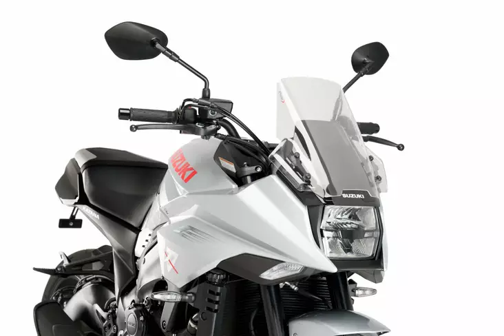 Puig Touring Screen Suzuki Katana 19' C/Clear - Moottoripyörän tuulisuojat - D338070 - 1