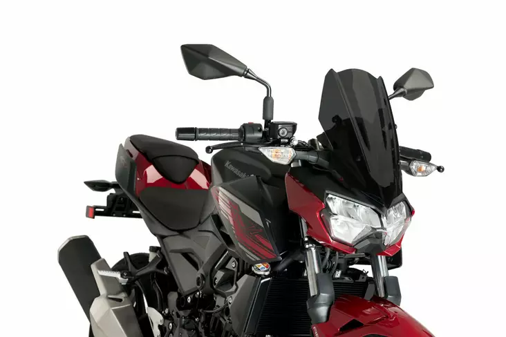 Puig Wind. New Generation Kawasaki Z400 19' C/Dark Smok - Moottoripyörän tuulisuojat - D338110 - 1