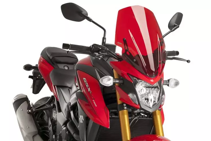 Puig Winds. N.G. Touring Suzuki Gsx-S750 17-21'' C/Red - Moottoripyörän tuulisuojat - D302560 - 1