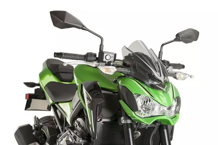 Puig Windshield. N.G. Sport Kawasaki Z900 17-18'C/Fume - Moottoripyörän tuulisuojat - D302930 - 1