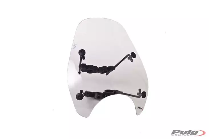 Puig Windshield + Fix Modelo Custom I C/Clear - Moottoripyörän tuulisuojat - D296660 - 1