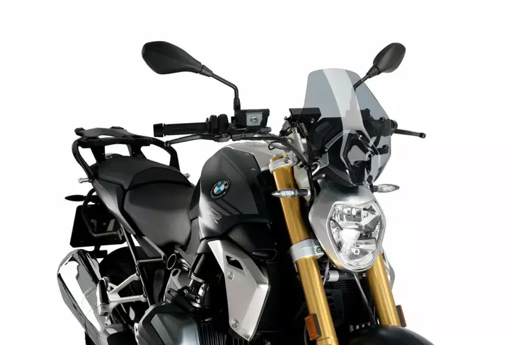 Puig Windshield Ng Sport Bmw R1250R 19'- + Supports C/S - Moottoripyörän tuulisuojat - D338250 - 1