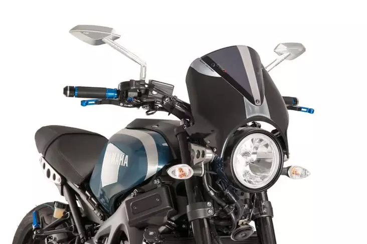 Puig Windshield Retrovision Xsr700/900 16'-18'C/Dark Sm - Moottoripyörän tuulisuojat - D302750 - 1