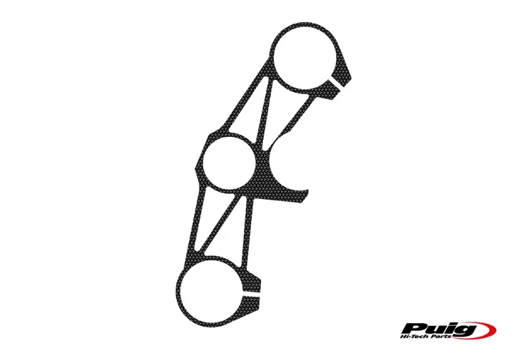Puig Yoke Protector Kawasaki Zx-6R 636 19' C/Carbon Loo - Moottoripyörän kaatumatapit - D338300 - 1