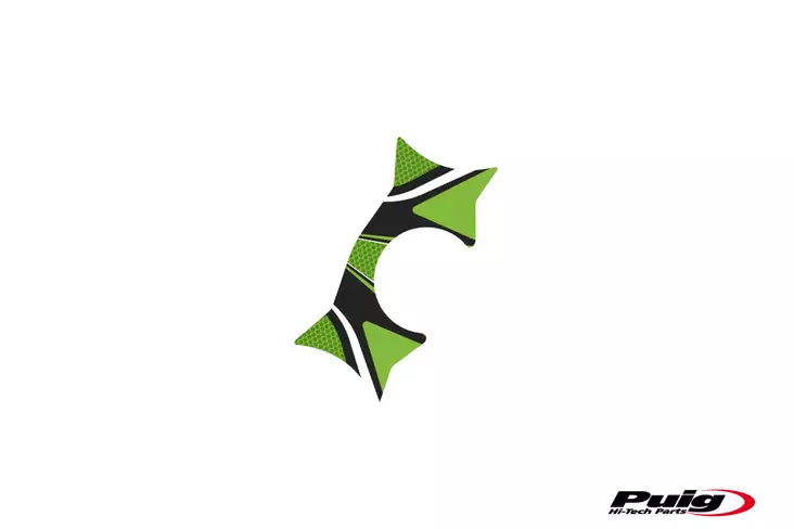 Puig Yoke Protector Kawasaki Zzr1400 06-15 C/Green - Moottoripyörän kaatumatapit - D300270 - 1