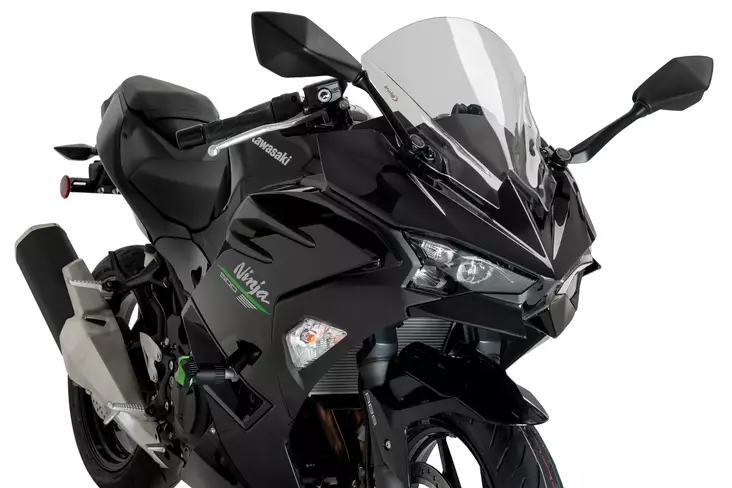 Puig Z-Racing Screen Kawasaki Ninja 500 Se 24' C/Clear - Moottoripyörän tuulisuojat - D511110 - 1