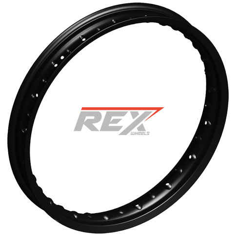 REX WHEELS Rim Front 21-1,60 YZ+F CR+F KTM HVA GG BETA Black - Moottoripyörän täydelliset vanteet - D508020 - 1