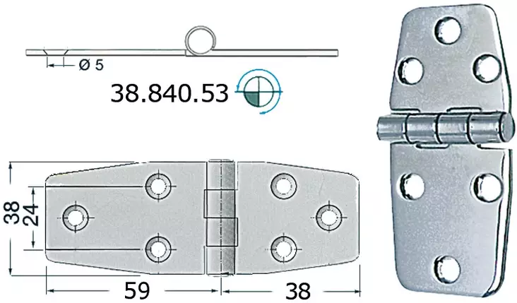 S.S Sarana 97x38 mm - Veneen Saranat - D124780 - 1