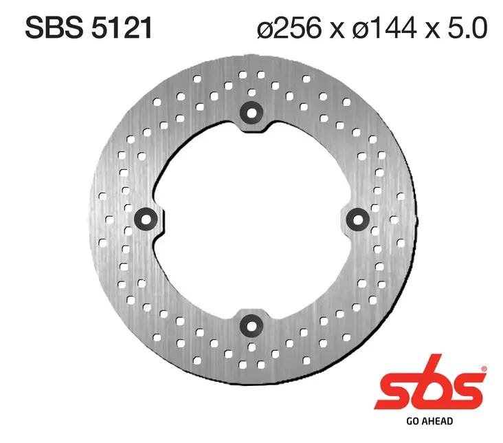 Sbs Jarrulevy Standard - Moottoripyörän jarrulevyt - D241750 - 1