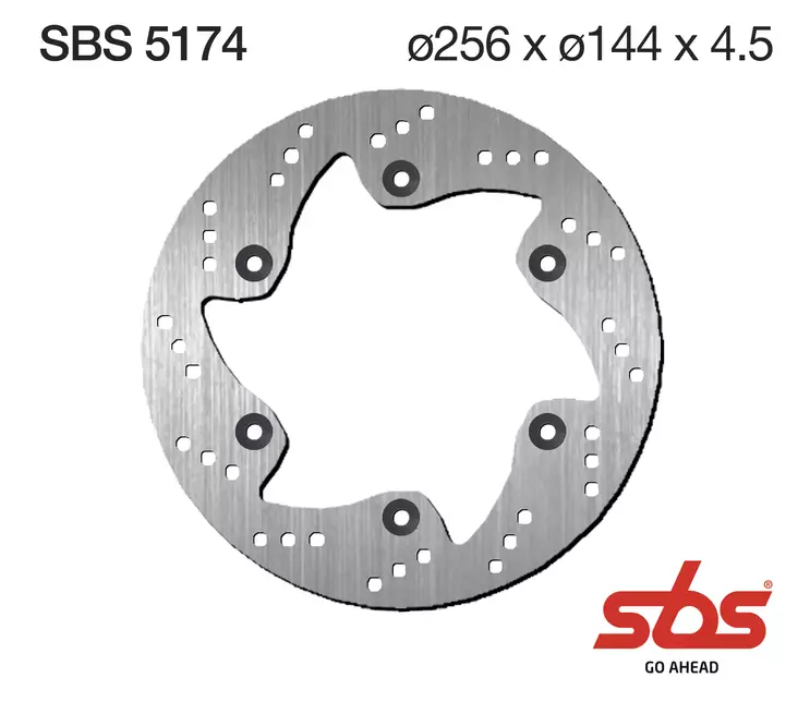 Sbs Jarrulevy Standard - Moottoripyörän jarrulevyt - D241790 - 1