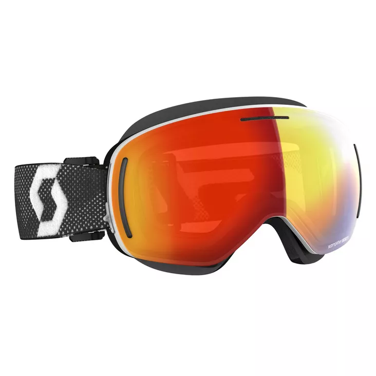 Scott Goggle LCG Evo Snow Cross white/black enhancer red chrome - Kelkkailu ajolasit & linssit - 110500 - 1