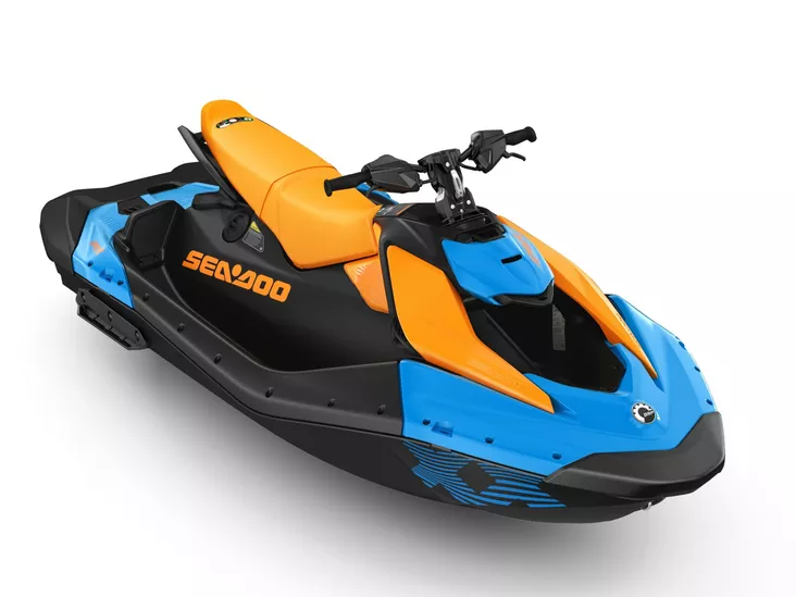 Sea-Doo 26 Spark Trixx 90 for 3 Gulfstream Blue / Orange Crush - Sea-Doo Rec Lite 2026 - 142710 - 1