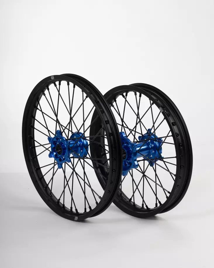 Sixty5 Yamaha Musta/Sininen 1.6-21/2.15-19 MX vannesarja - Moottoripyörän täydelliset vanteet - D446940 - 1