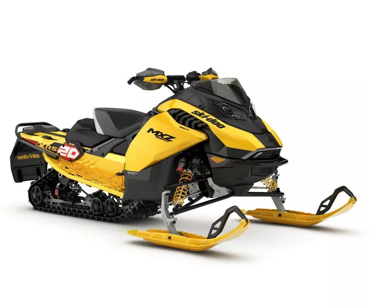 Ski-Doo 27 MXZ X-RS 137 850 E-Tec ES 10,25" SAS 38mm Ice Ripper XT Circuit Yello - Ski-Doo moottorikelkka 2027 -mallisto - 144400 - 1