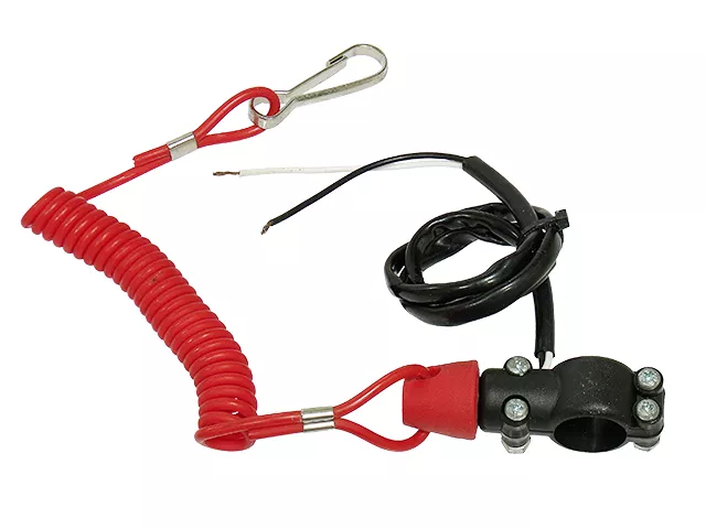 Sno-X Hätäkatkaisin (tankokiinnitys) - Moottorikelkan hätäkatkaisijat - D548040 - 1