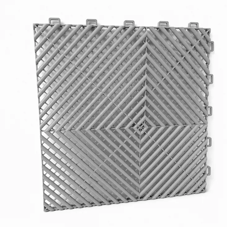 TMV Garage Floortiles 400x400x18 - Grey (20pcs) - Varikkotarvikkeet - D549240 - 1