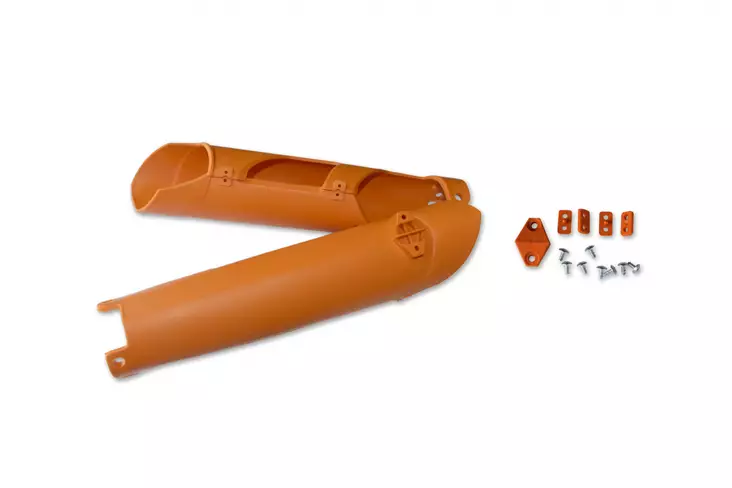 UFO Etuhaarukan suojat KTM125- EXC 08-SX/SXF 07-14 o - Moottoripyörän haarukansuojat - D219660 - 1
