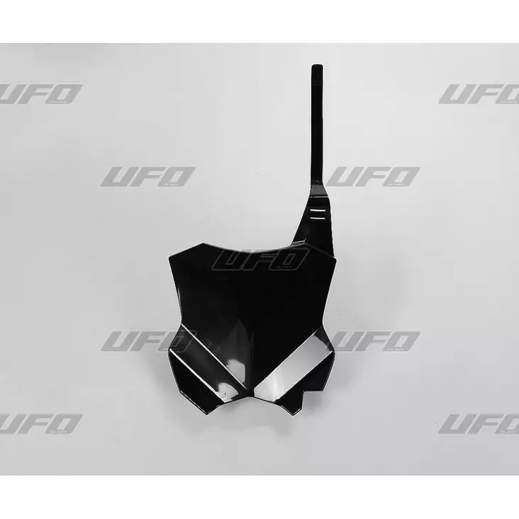 UFO Etunumerokilpi KX250F 17- KX450F 16- Musta 001 - Moottoripyörän numerokilvet - D220350 - 1